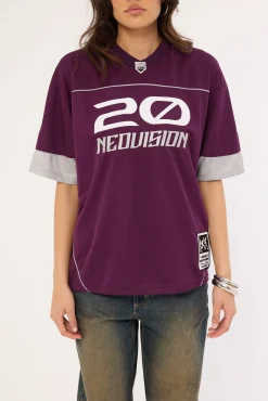 Zenthra V Neck Jersey Plum