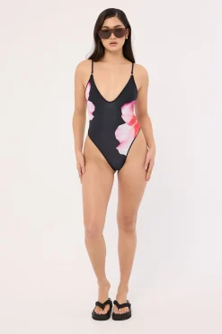 Zimi Flower One Piece Black