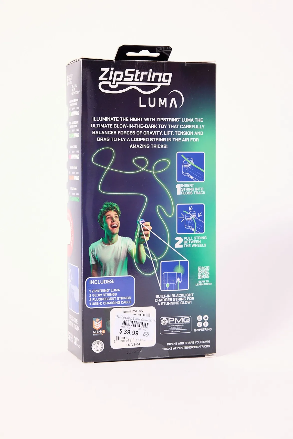 Zipstring Luma Glow-In-The-Dark Multi